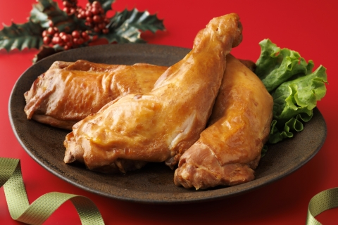 ホテル日航成田　カジュアル・リゾート・ダイニング セリーナ 〒286-0106 千葉県成田市取香500 【12月】ランチ・ディナー共通：スモークチキンレッグ