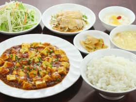 中華レストラン太郎 富里店 〒286-0221 千葉県富里市七栄525-328 麻婆豆腐定食